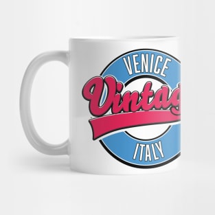 Venice Italy vintage style logo Mug